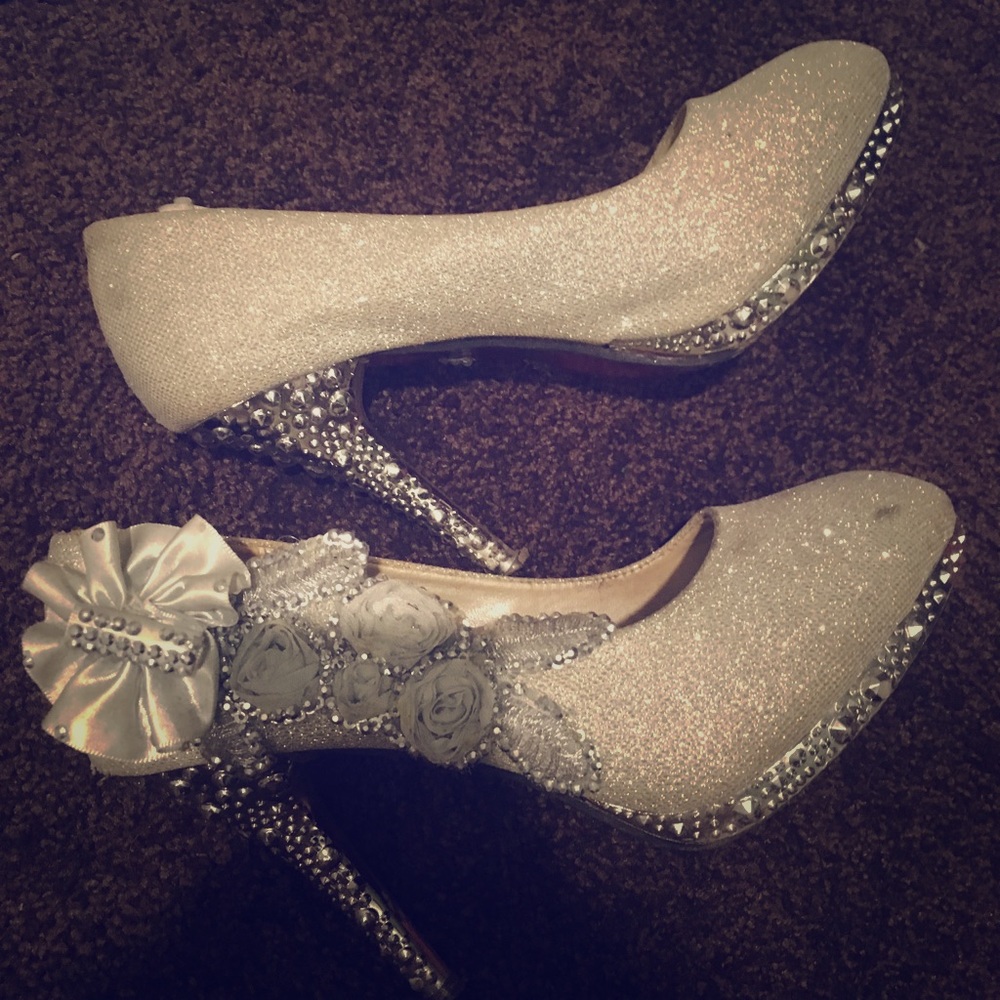 Cinderella bling heels